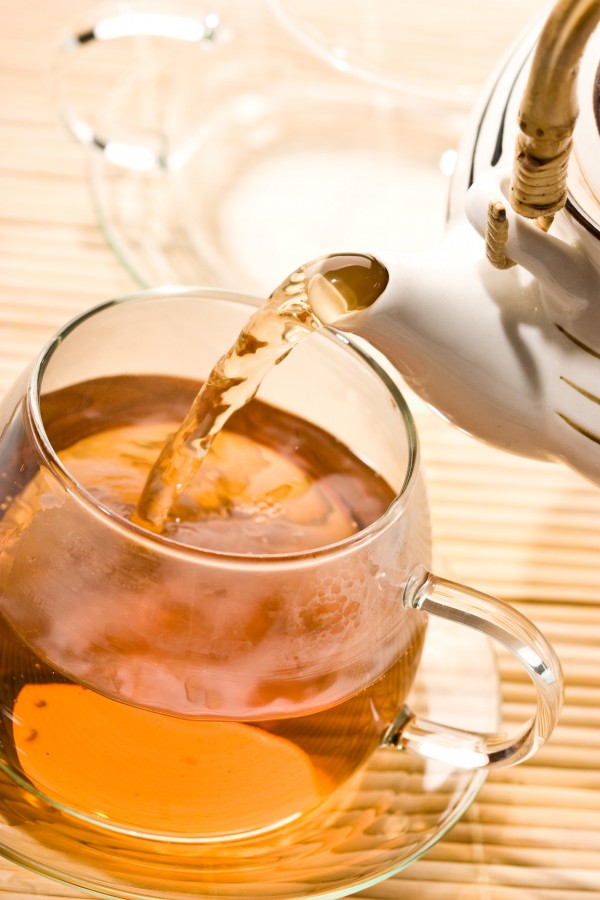 Pouring a Steeped Tea